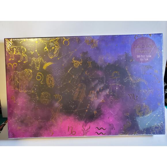 Puzzle - Zodiac Sign Gold Foil Puzzle - 1000 pcs - Robert Federick - Picture 4 of 4
